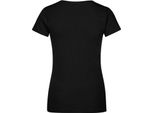 X.O By Promodoro 1525 | Maglietta Donna Con Scollo A V, Cotone Pettinato - Colore: Nero - Taglia: Xxl