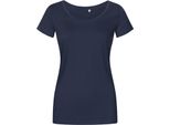 X.O By Promodoro 1545 | Maglietta Donna A Girocollo, Cotone Pettinato - Colore: French Navy - Taglia: Xl