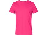 X.O By Promodoro 1400 | Maglietta Girocollo Da Uomo, Cotone Pettinato - Colore: Bright Rose - Taglia: 3XL