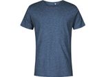 X.O By Promodoro 1400 | Maglietta Girocollo Da Uomo, Cotone Pettinato - Colore: Heather Navy - Taglia: S