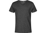 X.O By Promodoro 1425 | Maglietta Con Scollo A V Da Uomo, Cotone Pettinato - Colore: Heather Black - Taglia: M