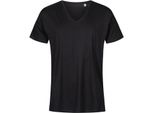 X.O By Promodoro 1425 | Maglietta Uomo Collo A V, Cotone Pettinato - Colore: Nero - Taglia: Xs
