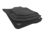 Tappetini Adatti Alla Vw Golf 6 Cabrio Velours Premium Set Di Tappetini Per Auto 4 Pezzi Neri