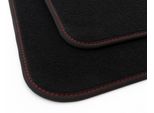 Tappetini Bmw Z4 E89 (2009-2016) Tappetini Originali Di Per Auto 2 Pezzi Velours Nero, Cuciture Decorative Rosse
