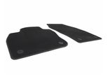 Tappetini Adatti Per Skoda Scala + Kamiq Velours Set Tappetini Auto 2 Pezzi, Nero