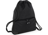 Bagbase BG542 | Athleisure Gymsac / 35 X 49 X 9 Cm - Colore: Nero/Nero - Dimensioni: 35 X 49 X 9 Cm