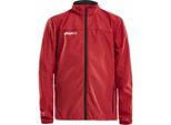 Craft Rush Wind Jkt Jr Rosso Brillante 110/116