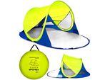 Tenda Pop Up Da Spiaggia Conchiglia Giallo Blu Spokey