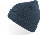 Atlantis Woll | Woolly Beanie, Berretto A Coste - Colore: Avio - Taglia: Unica