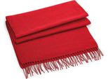 Sciarpa Beechfield B500 | Classic Woven - 186 X 47 Cm - Colore: Classic Red - Dimensioni: 186 X 47 Cm