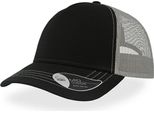 Atlantis Rcan | Rapper Canvas Cap, 5-Panel-Mesh-Cap - Colore: Nero/Grigio - Taglia: Unica