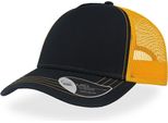 Atlantis Rcan | Rapper Canvas Cap, 5-Panel-Mesh-Cap - Colore: Navy/Yellow - Taglia: Unica