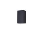 Time Square Applique Led Angolare Nera Up&Down IP54 6W