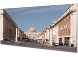 Spritzschutz 100x50 Wandkunst Rom Kathedrale Gebäude Straßen