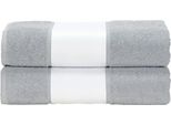 A&R AR081 | Asciugamano Da Bagno Subli-Me®, 70 X 140 Cm - Colore: Grigio Chiaro - Dimensioni: 70 X 140 Cm