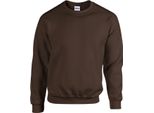 Gildan 18000 | Felpa Girocollo In Misto Pesante | Pullover - Colore: Dark Chocolate - Taglia: 3XL