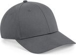 Beechfield B648 | Urbanwear 6 Panel Snapback, Visiera Leggermente Curva - Colore: Grigio Grafite - Taglia: Unica
