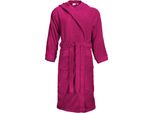 The One Towelling® T1-BH | Accappatoio Con Cappuccio - Accappatoio - Colore: Magenta - Taglia: S/M