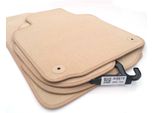 Tappetini Adatti Per Vw Eos (Tutti) Tappetini Velours Tappetini Beige Auto Set 4 Pezzi