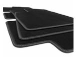 Tappetini Tesla Model 3 Model Velours Tappetini Auto Accessori Sport Tuning Set Premium, Doppie Cuciture Nero Argento