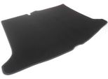 Tappetino Per Bagagliaio Per Vw ID3 ID.3 (Cuciture Argento) Tappetino Di Protezione Velours Premium Per Bagagliaio, Nero, Perfetta Vestibilità