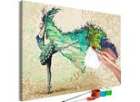 Tessuto Non Tessuto Pittura Per Numeri - Madame Butterfly 60X40 Cm Persone N-A-1238-E-A