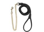 Kentucky Horsewear Catena Di Cuoio Guinzaglio Di Cuoio Nero
