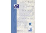 Oxford 400159592 Blocco Note Scuola Lin 27 - A4, 50 Fogli, 90 G/M², Riciclato, 4 Fori
