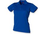 Henbury H476 | Polo Donna Coolplus Wicking / Micro-Piqué - Colore: Royal - Taglia: L