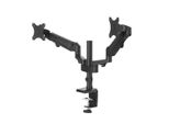 Hama Performer Twin Monitor Mount Nero