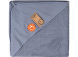 A&R 732.50 | Print-Me® Asciugamano Con Cappuccio Per Bambini - 100 X 100 Cm - Colore: Blu Jeans - Dimensioni: 100 X 100 Cm