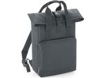 Bagbase BG118 | Zaino A Doppia Maniglia Roll-Top - 28 X 38 X 12 Cm - Colore: Grigio Grafite - Dimensioni: 28 X 38 X 12 Cm
