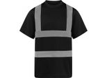 Korntex Kxs | Maglietta Da Lavoro Hi-Viz Da Uomo En Iso 20471 - Colore: Nero - Taglia: 5XL