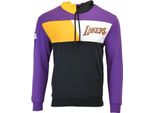 Mitchell & Ness Felpe Nba Los Angeles Lakers, FPHD1180LALYYPPPBLCK, Taglia: 193