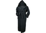 A&R 028.50 | Robezz® Accappatoio In Cialda Con Cappuccio Accappatoio Con Cappuccio - Colore: Nero - Taglia: Xxl
