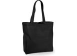 Westford Mill W925 | Maxi Tote In Cotone Riciclato 35 X 39 X 13,5 Cm - Colore: Nero - Taglia: Unica