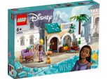 Lego 43223 Disney Wish Asha Nella Città Di Rosas, Set Cinematografico Wish Con Mercato, Mini-Doll Asha, Valentino Come Capra Giocattolo E Figure Di Stelle, Regalo Per Bambini Dai 6 Anni In Su, Ragazze E Ragazzi