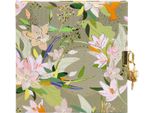 Agenda Goldbuch Royal Lilly Verde 16,5X16,5 Cm 96 Pagine Bianche