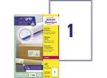 Avery Zweckform® L7167-100 L7167-100 Etichette Per Spedizioni - 199,6X289,1 Mm, 100 Pezzi, Bianco
