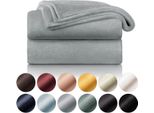 Blumtal Coperta In Pile Soffice - Coperta Divano Certificata Oeko-Tex®, Coperta Divano, Coperta, Copriletto E Coperte Coperte Coccolone 150X200 Cm, Grigio
