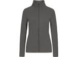 Promodoro 7965 | Giacca Donna In Doppio Pile, Zip Nascosta - Colore: Grigio Acciaio - Taglia: Xl