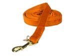 Kentucky Dogwear Guinzaglio In Velluto Per Cani 120 Cm Taglia S Arancione S