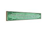 Vianmo Insegna In Legno 10X46 Cm Sei FröHlich Welt Bunter Garten