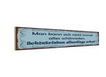 Vianmo Insegna In Legno 10X46 Cm Nicht SchöNreden SchöNtrinken
