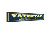 Vianmo Insegna In Legno 10X46 Cm Vatertag Endlich Saufen