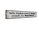 Vianmo Insegna In Legno 10X46 Cm Habe Keine Zeit Mich Zu Beeilen