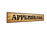 Vianmo Insegna In Legno 10X46 Cm Affenstall