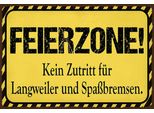 Vianmo Insegna In Legno 20X30 Cm Feierzone Kein Zutritt FüR