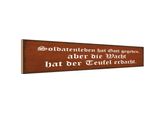 Vianmo Insegna In Legno 10X46 Cm Soldatenleben Hat Gott Gegeben