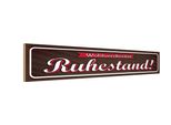 Vianmo Insegna In Legno 10X46 Cm Wohlverdienter Ruhestand